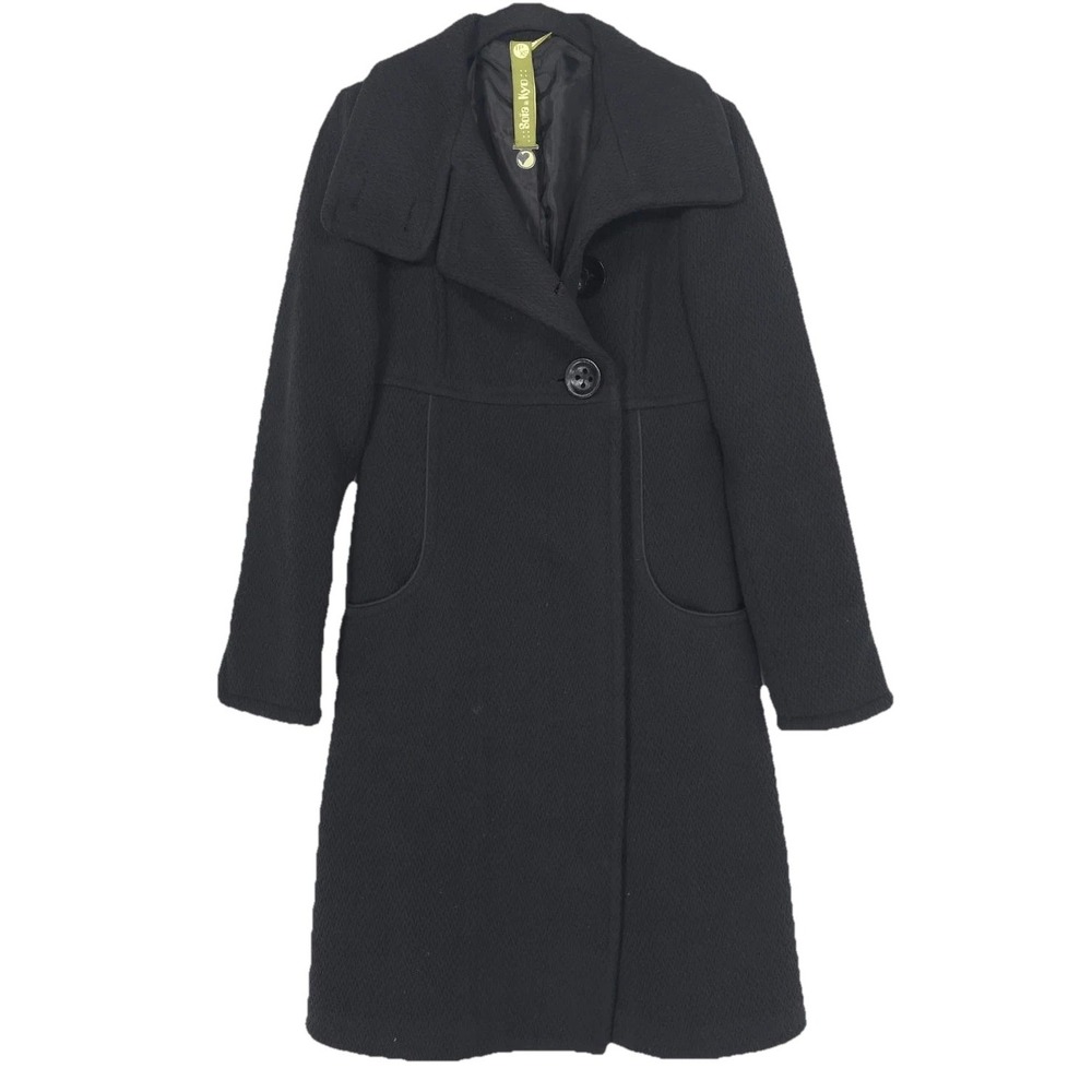Soia & Kyo Women's Winter Coat XS/TP Long Black WOOL Blend CANADA MADE 0150-762